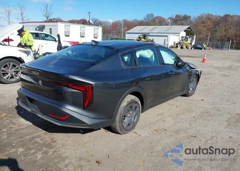 2025 Kia K4 Lx from USA, damaged, VIN 3KPFT4DE5SE134348